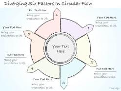39298776 style circular loop 6 piece powerpoint presentation diagram infographic slide