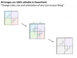 90349526 style puzzles matrix 4 piece powerpoint presentation diagram infographic slide