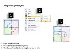 90349526 style puzzles matrix 4 piece powerpoint presentation diagram infographic slide