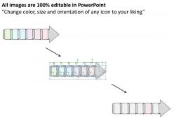 34139145 style linear single 6 piece powerpoint presentation diagram infographic slide