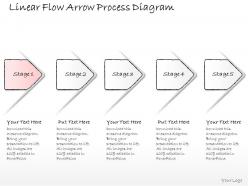 0614 business ppt diagram linear flow arrow process diagram powerpoint template