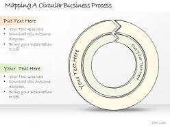 0614 business ppt diagram mapping a circular business process powerpoint template