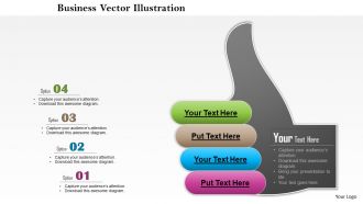 0614 business vector illustration diagram powerpoint template slide