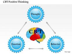 0614 cbt positive thinking powerpoint presentation slide template