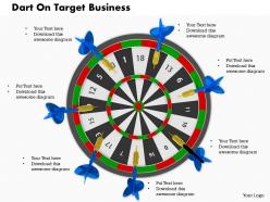 0614 dart on target game image graphics for powerpoint