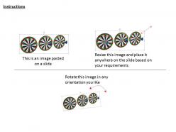 0614 darts hitting on targets image graphics for powerpoint