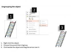 0614 goal setting ladder powerpoint presentation slide template