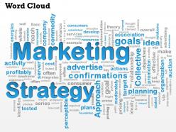 0614 marketing stratgey word cloud powerpoint slide template