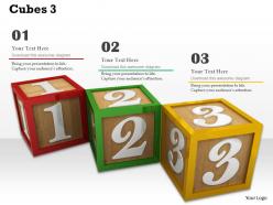 0614 numbers learning with cubes image graphics for powerpoint