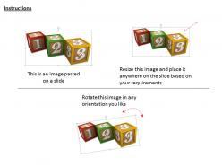 0614 numbers learning with cubes image graphics for powerpoint