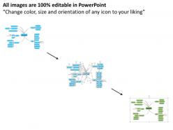79575033 style hierarchy mind-map 5 piece powerpoint presentation diagram infographic slide