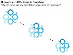 44158319 style variety 1 gears 4 piece powerpoint presentation diagram infographic slide
