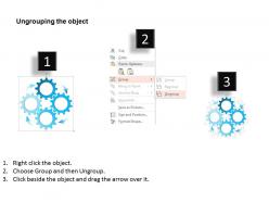 44158319 style variety 1 gears 4 piece powerpoint presentation diagram infographic slide