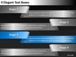 0620 business management consultant 4 elegant text boxes powerpoint slides