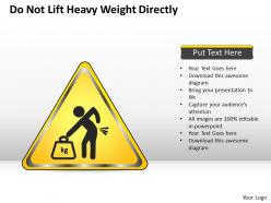 0620 business plan do not lift heavy weight directly powerpoint slides