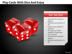 0620 business powerpoint presentations dice and enjoy templates ppt backgrounds for slides