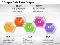 0620 business process consulting 5 stages data flow diagram powerpoint templates ppt backgrounds for slides