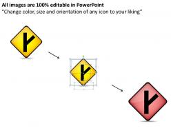 0620 business strategy consultants highway road intersection sign powerpoint slides