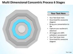 0620 consulting companies concentric process 6 stages powerpoint templates ppt backgrounds for slides