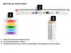 0620 management consultant 5 stages colorful text boxes powerpoint templates