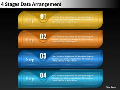0620 management consultant business 4 stages data arrangement powerpoint backgrounds for slides