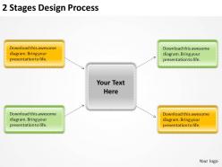 0620 Management Consultants 2 Stages Design Process Powerpoint Templates