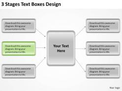 0620 management consultants 3 stages text boxes design powerpoint templates
