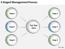 0620 Management Consulting 3 Staged Process Powerpoint Slides