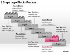 0620 management consulting 8 steps lego blocks process powerpoint slides