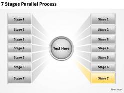 0620 management consulting companies 7 stages parrallel process powerpoint ppt backgrounds for slides