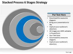 0620 marketing plan stacked process 6 stages strategy powerpoint templates ppt backgrounds for slides