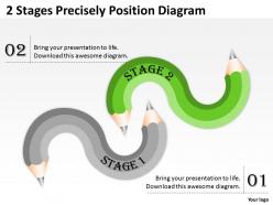 0620 project management 2 stages precisely position diagram powerpoint templates ppt backgrounds for slides