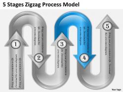0620 strategy consulting 5 stages zigzag process model powerpoint templates backgrounds for slides
