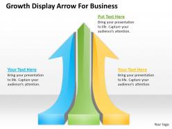 0620 strategy management consultants growth display arrow for business powerpoint templates