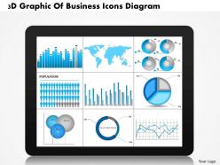 0714 business consulting 3d graphic of business icons diagram powerpoint slide template