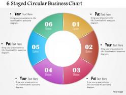 0714 business consulting 6 staged circular business chart powerpoint slide template