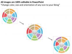 15018635 style cluster concentric 7 piece powerpoint presentation diagram infographic slide
