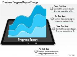 0714 business consulting business progress report design powerpoint slide template