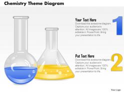 0714 business consulting chemistry theme diagram powerpoint slide template