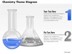 0714 business consulting chemistry theme diagram powerpoint slide template