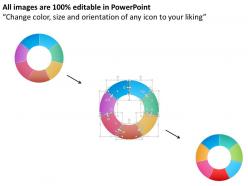 0714 business consulting circle process chart with 7 stages powerpoint slide template