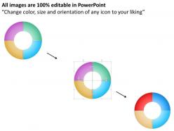20370635 style circular loop 4 piece powerpoint presentation diagram infographic slide