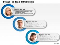 0714 business consulting design for team introduction powerpoint slide template