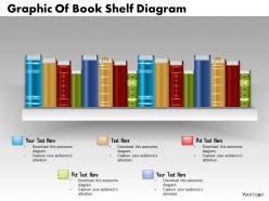 0714 Business Consulting Graphic Of Book Shelf Diagram Powerpoint Slide Template