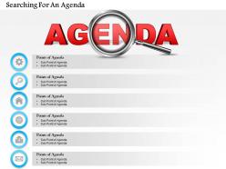 0714 business consulting searching for an agenda powerpoint slide template
