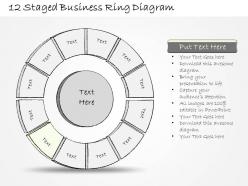 91724894 style division donut 12 piece powerpoint presentation diagram infographic slide