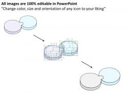 0714 business ppt diagram 2 staged business circle diagram powerpoint template