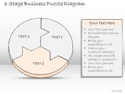 0714 business ppt diagram 3 stage business puzzle diagram powerpoint template