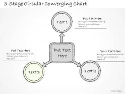 0714 business ppt diagram 3 stage circular converging chart powerpoint template