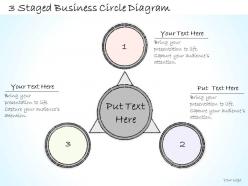 85535776 style circular loop 3 piece powerpoint presentation diagram infographic slide